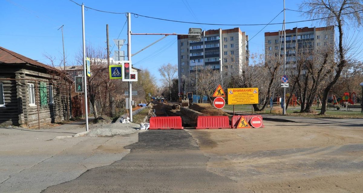 Перекрёсток Свердлова и Войкова в Кургане открыли после ремонта водопровода